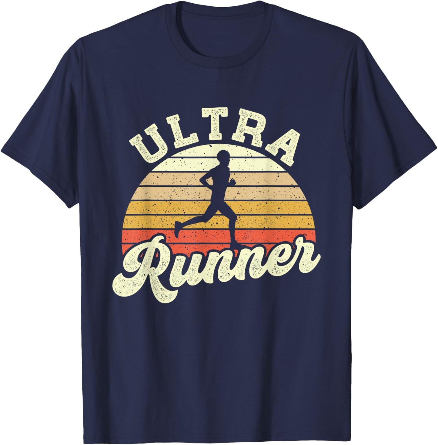 Ultra Runner - Marathon Finisher Race Long Distance Running T-Shirt - T-Shirt | Navy