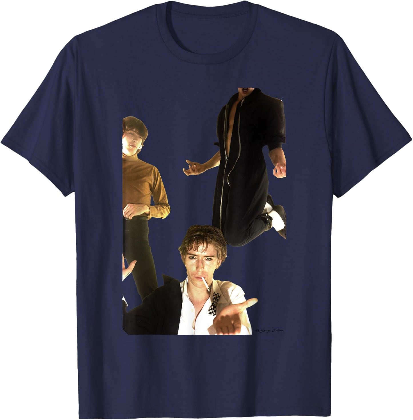 The Psychedelic Furs Shoot For Interview By George DuBose T-Shirt - T-Shirt | Navy