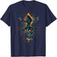 Shiva spiritual hindu god tandava dance yoga meditation T-Shirt - T-Shirt | Navy