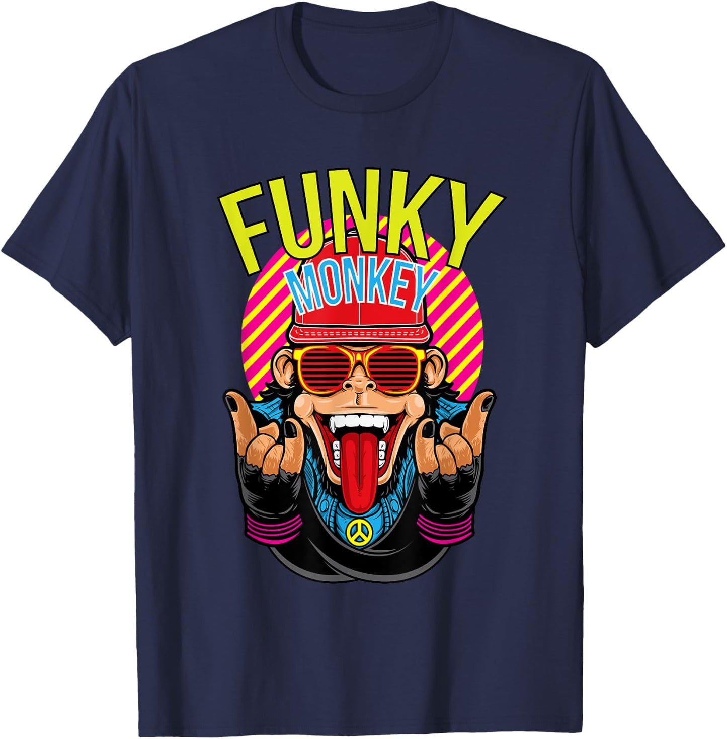 Funky Monkey T-Shirt - T-Shirt | Navy