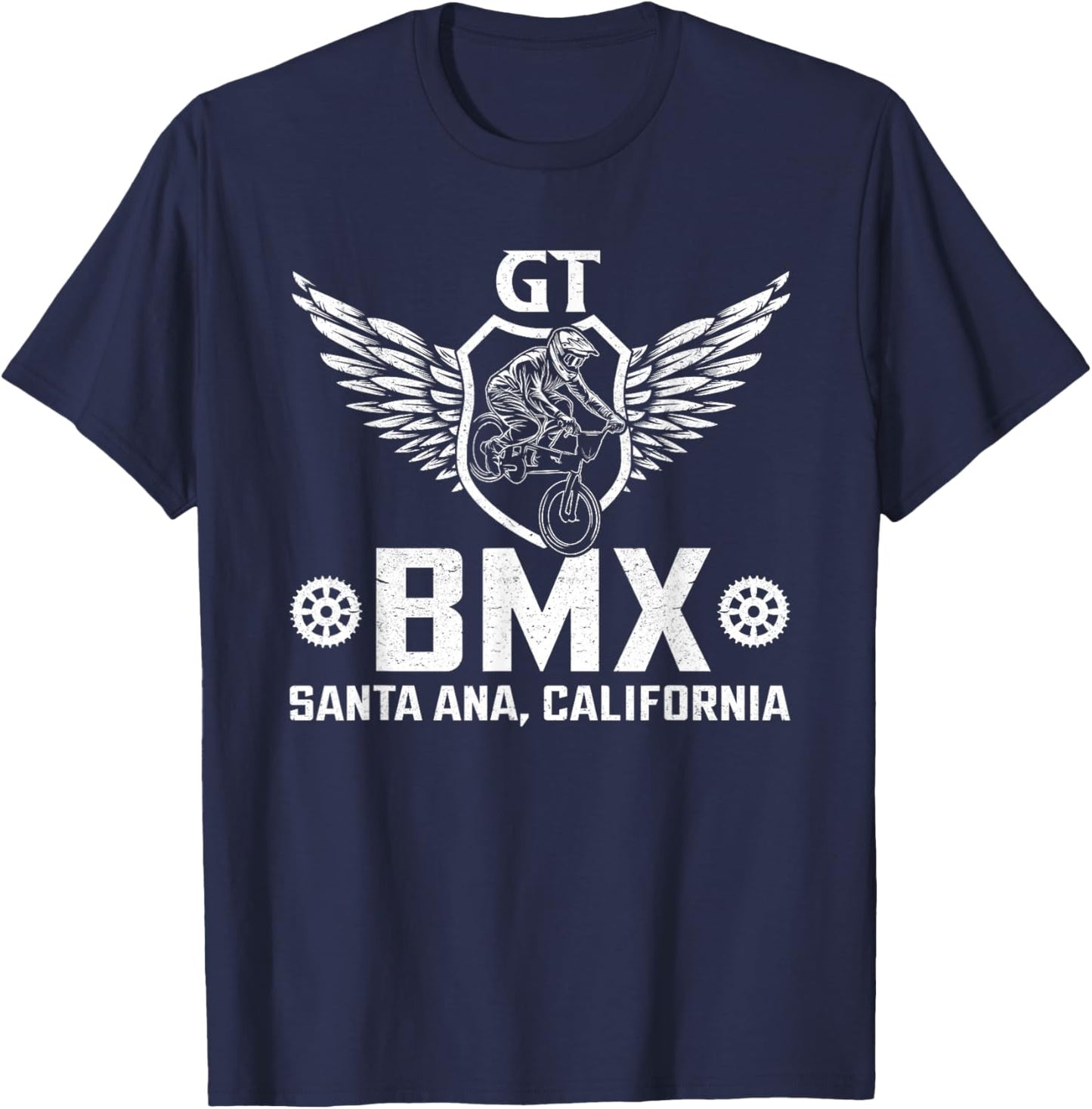 GT BMX Santa Ana, California T-Shirt - T-Shirt | Navy