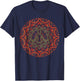 Buddha Mandala Sacred Geometry T-Shirt - T-Shirt | Navy