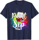 Wine Lover Drinkers Graphic Paint and Sip Party Drinking T-Shirt - T-Shirt | Navy