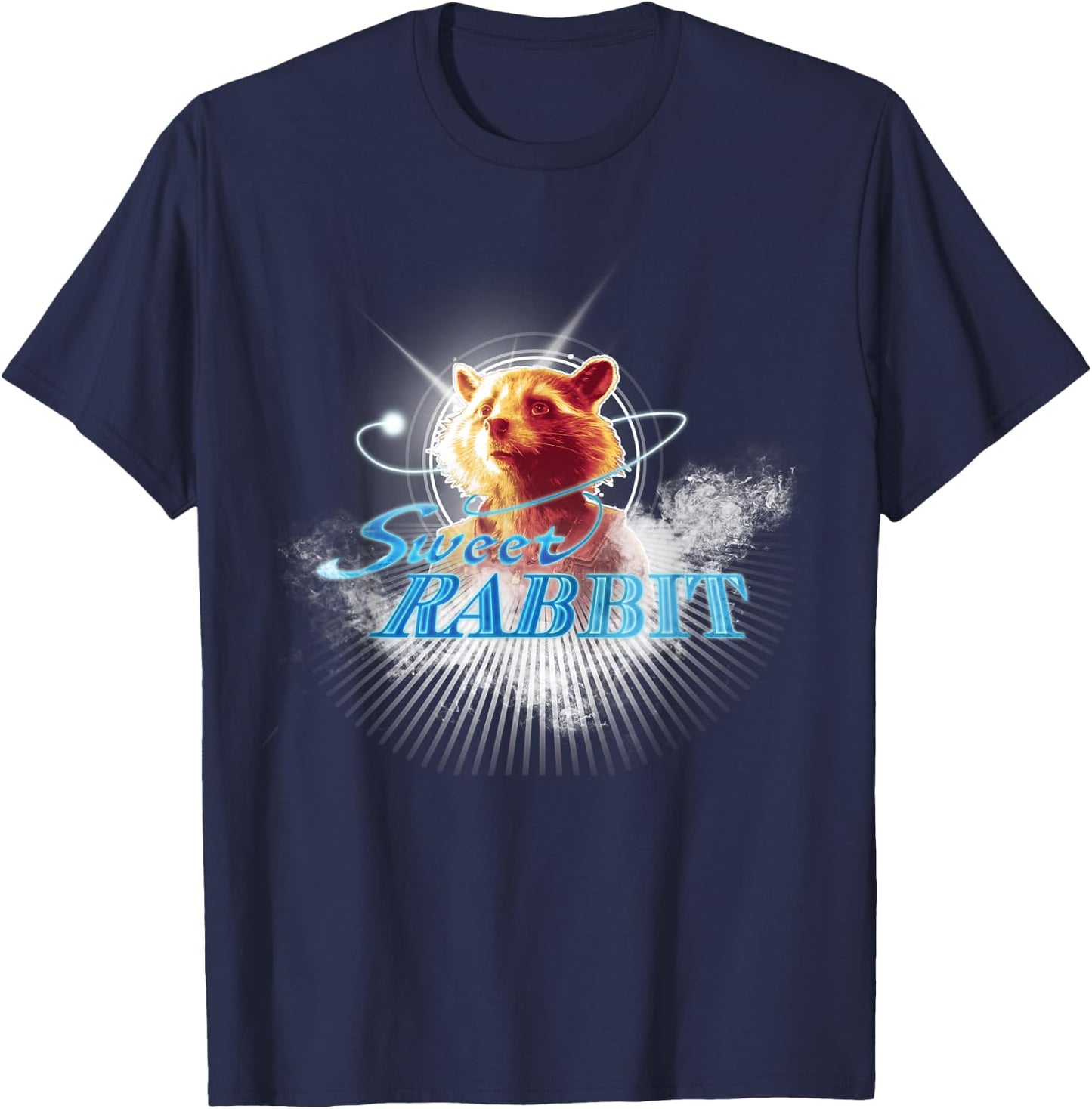 Marvel Guardians Rocket Raccoon Sweet Rabbit T-Shirt - T-Shirt | Navy