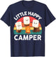 Happy Marshmallow Camper-Shirt Kids Toddler Boy Cute Camping T-Shirt - T-Shirt | Navy