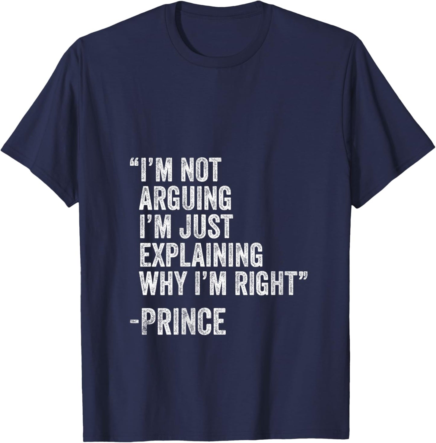 Prince Quote Funny Birthday Custom Name Idea Engineer V-Neck T-Shirt - T-Shirt | Navy