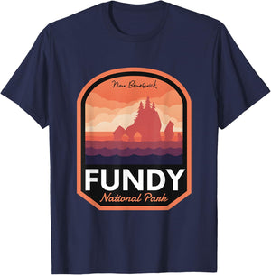 Fundy National Park New Brunswick T-Shirt - T-Shirt | Navy