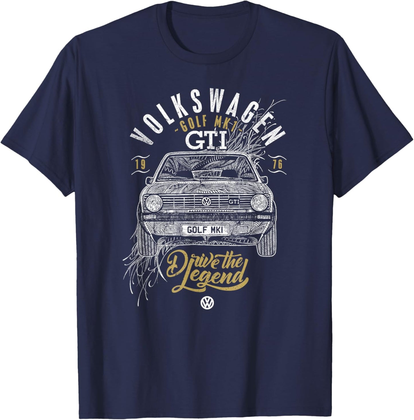 Volkswagen Golf GTI Drive The Legend T-Shirt - T-Shirt | Navy
