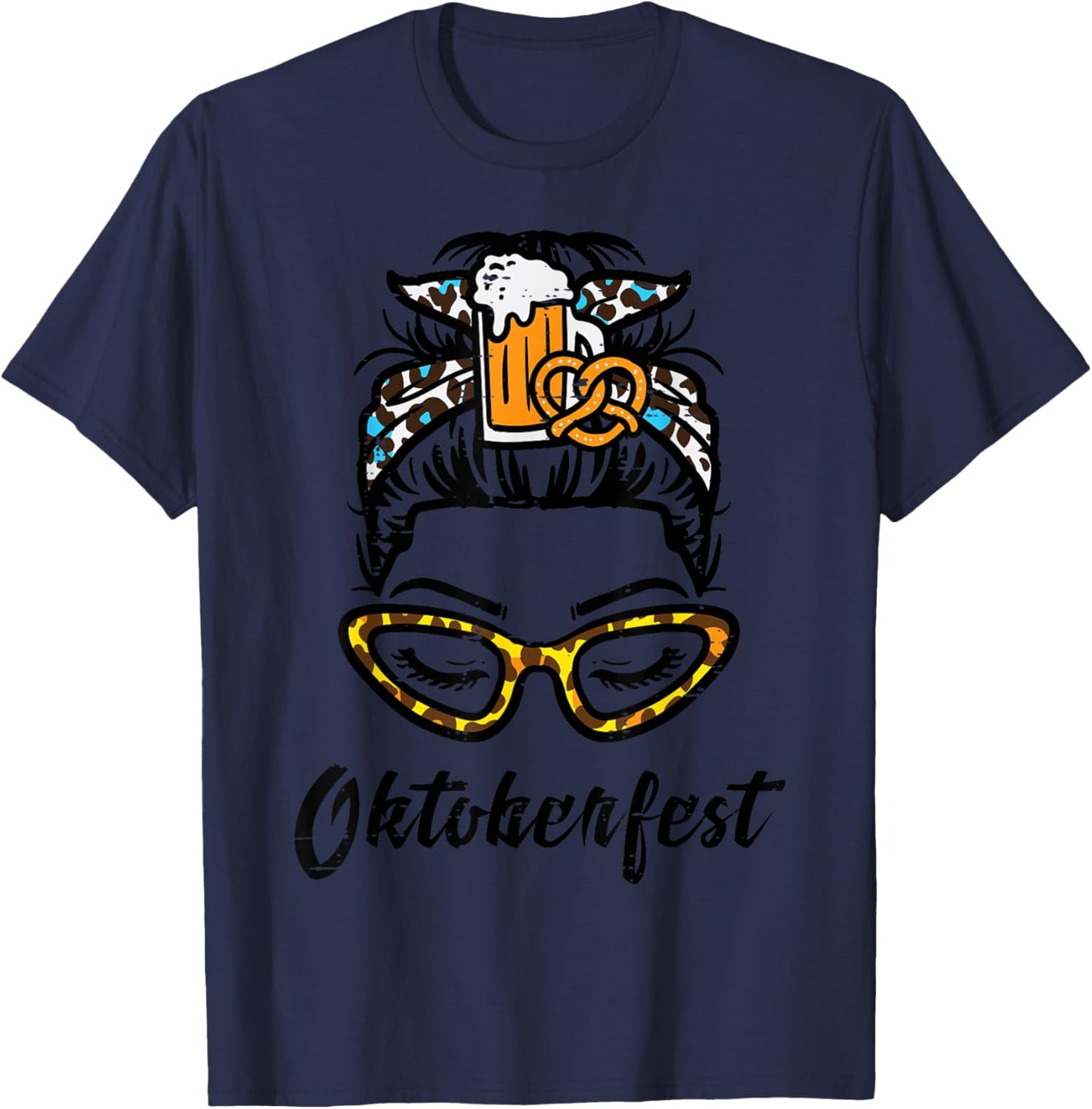 Oktoberfest Women Bavarian Octoberfest German Oktoberfest T-Shirt - T-Shirt | Navy