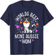 Mini Australian Shepherd Gifts World's Best Aussie Mom Dog T-Shirt - T-Shirt | Navy