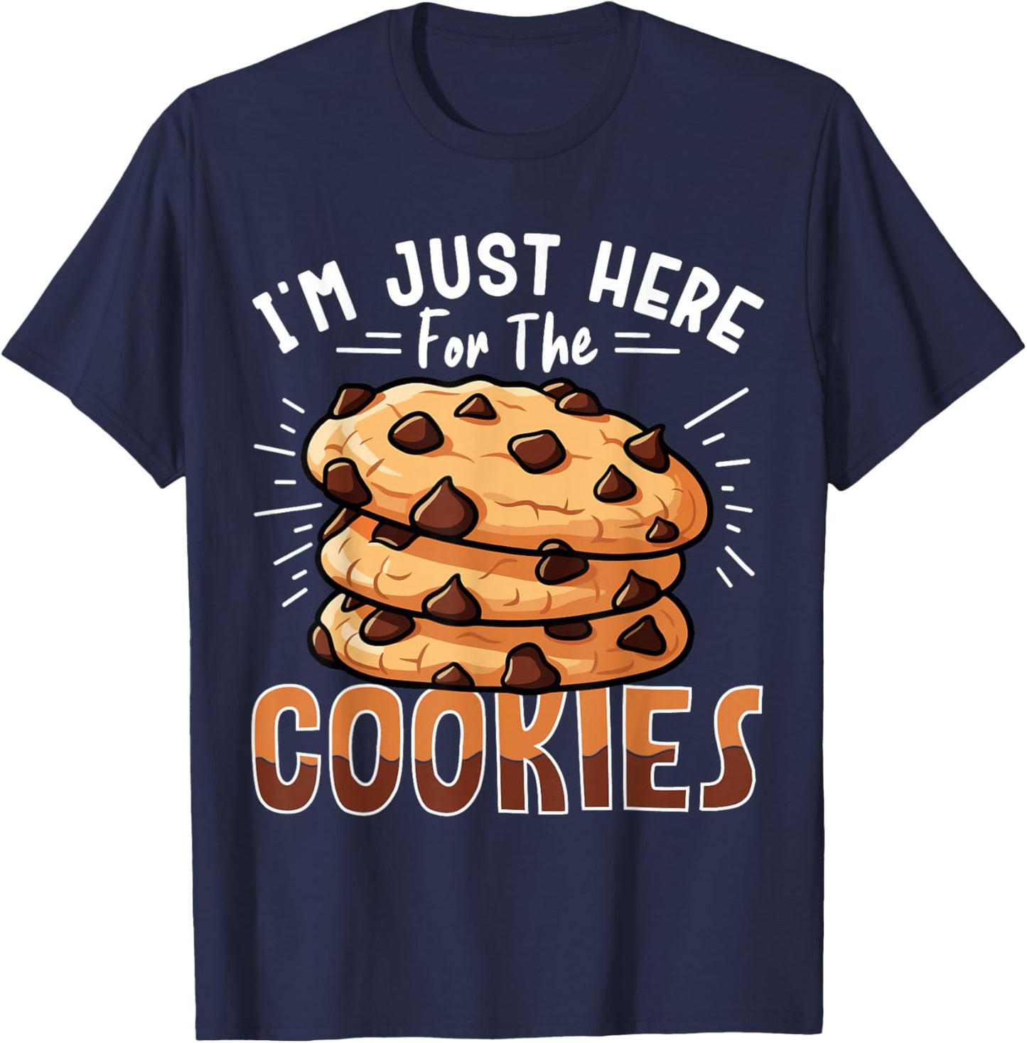 I'm Just Here For The Cookies T-Shirt - T-Shirt | Navy