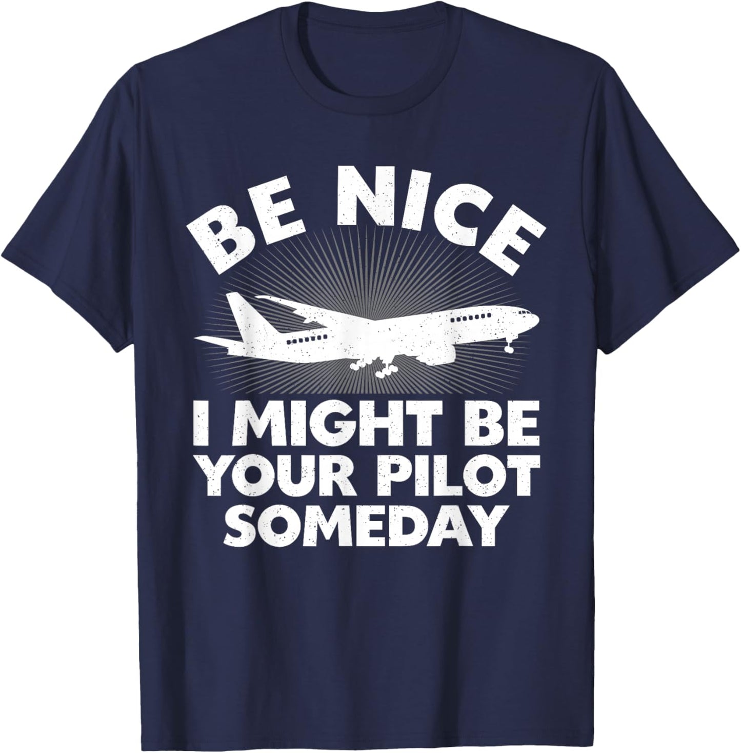 Funny Pilot Design Women Aviation Airplane Pilot T-Shirt - T-Shirt | Navy