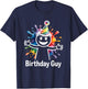 It s My Birthday Party Smile Face Funny Cute Birthday Guy T-Shirt - T-Shirt | Navy