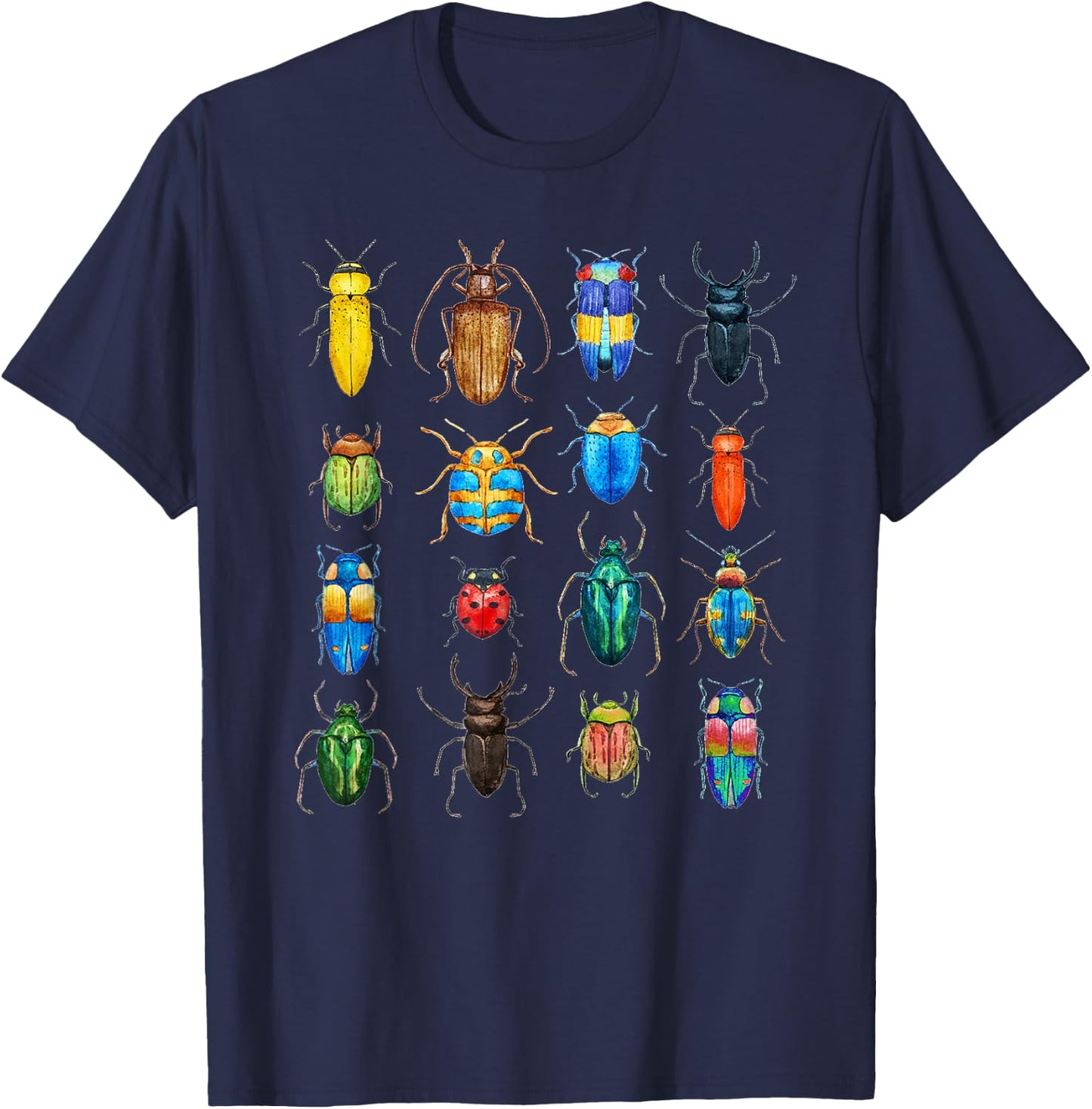 Bug Shirt for Kids and Adults, Boys & Girls, Gift T-Shirt - T-Shirt | Navy