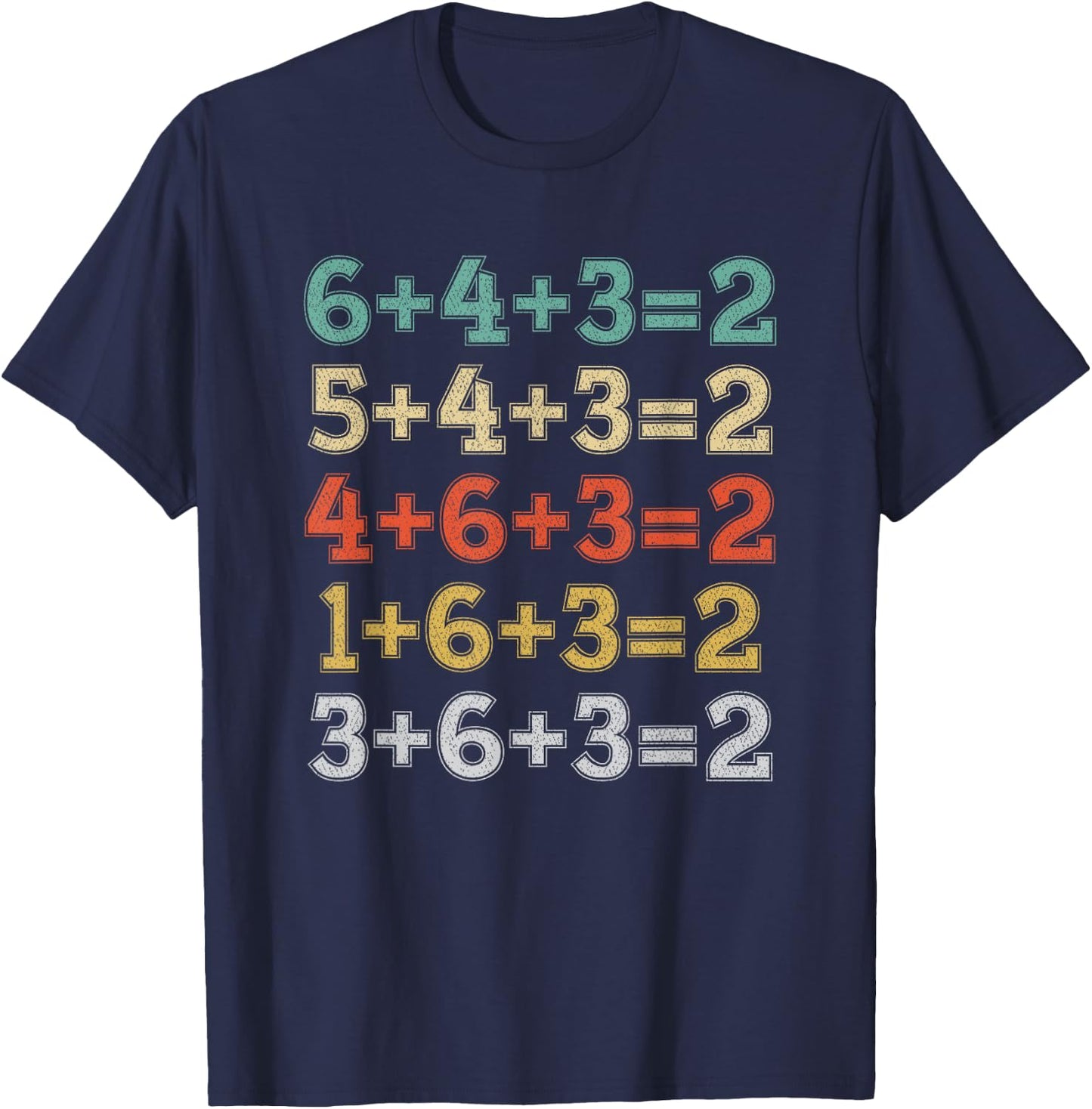Baseball Math Sports Funny Double Play Teacher School 2022 T-Shirt - T-Shirt | Navy