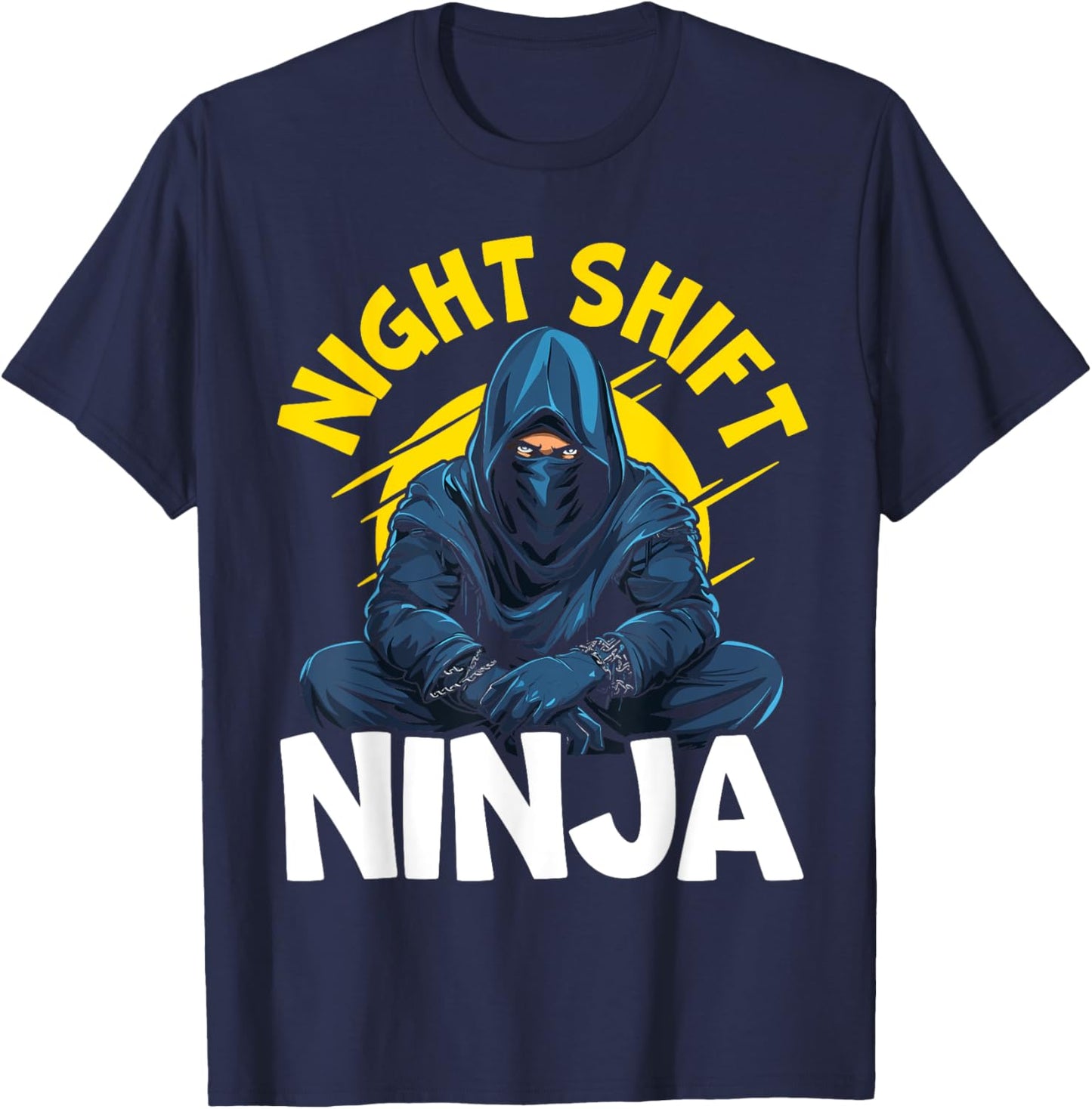 Night Shift Worker Graveyard Shift Employee Coworker T-Shirt - T-Shirt | Navy