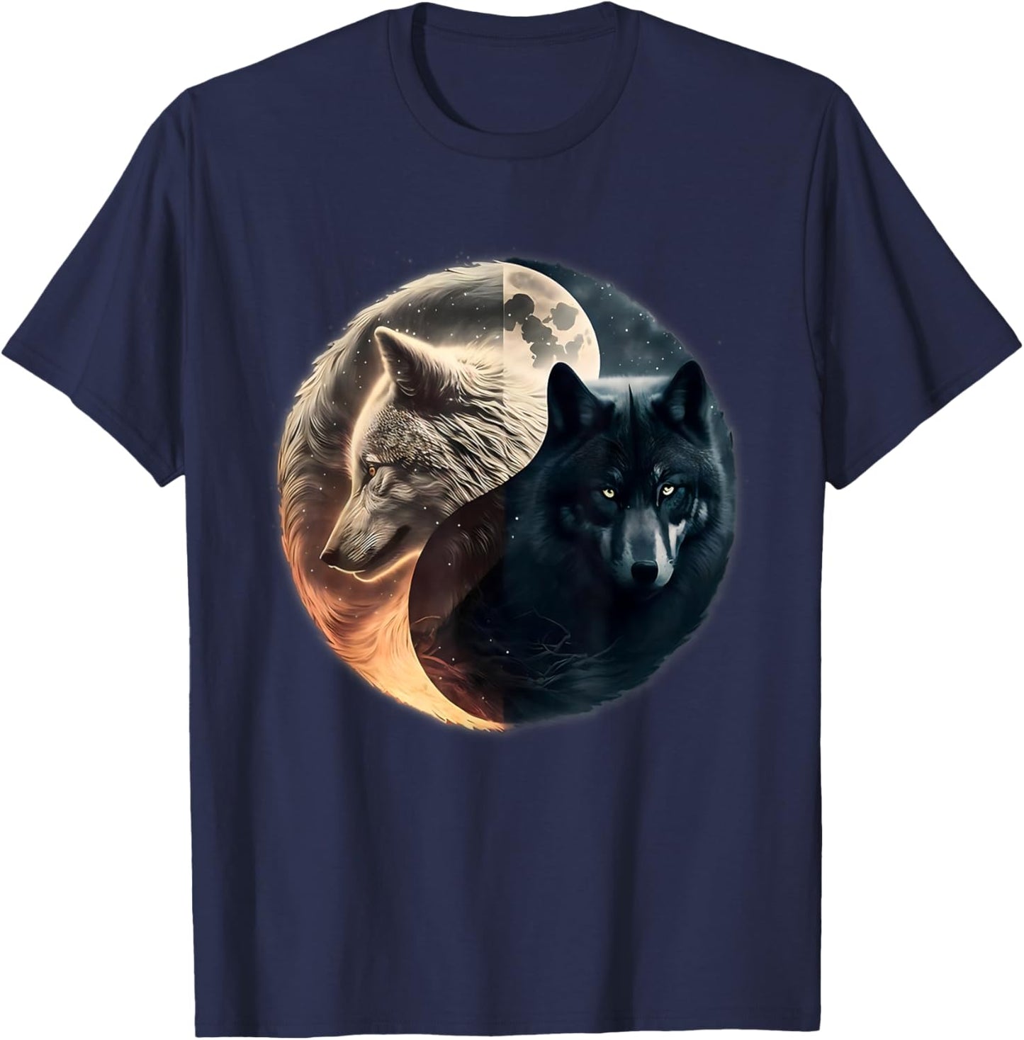 Wolf shirt , wolf shirt for kids, wolf for youth T-Shirt - T-Shirt | Navy