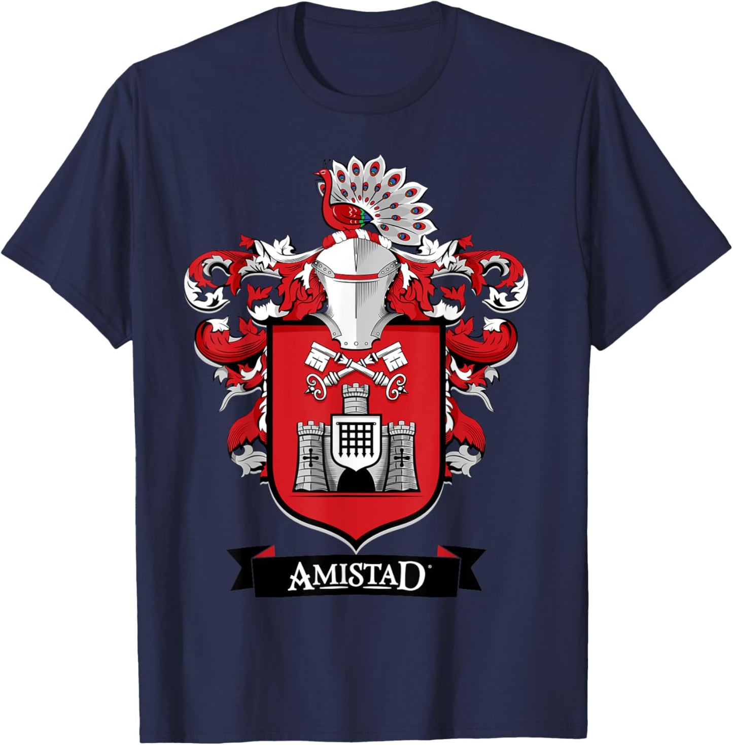 AMISTAD, House of Givers, RCA Friendship School Spirit T-Shirt - T-Shirt | Navy