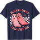 Nurse Valentine Non Slip Socks Please Don't Fall For Me T-Shirt - T-Shirt | Navy