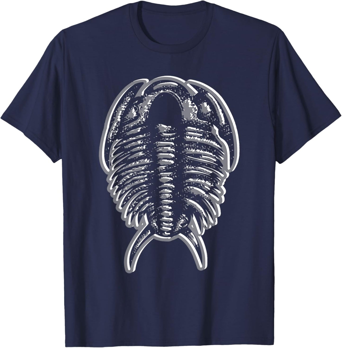 Trilobites - Fossil Hunter Paleontologist Geologist Ammonite T-Shirt - T-Shirt | Navy