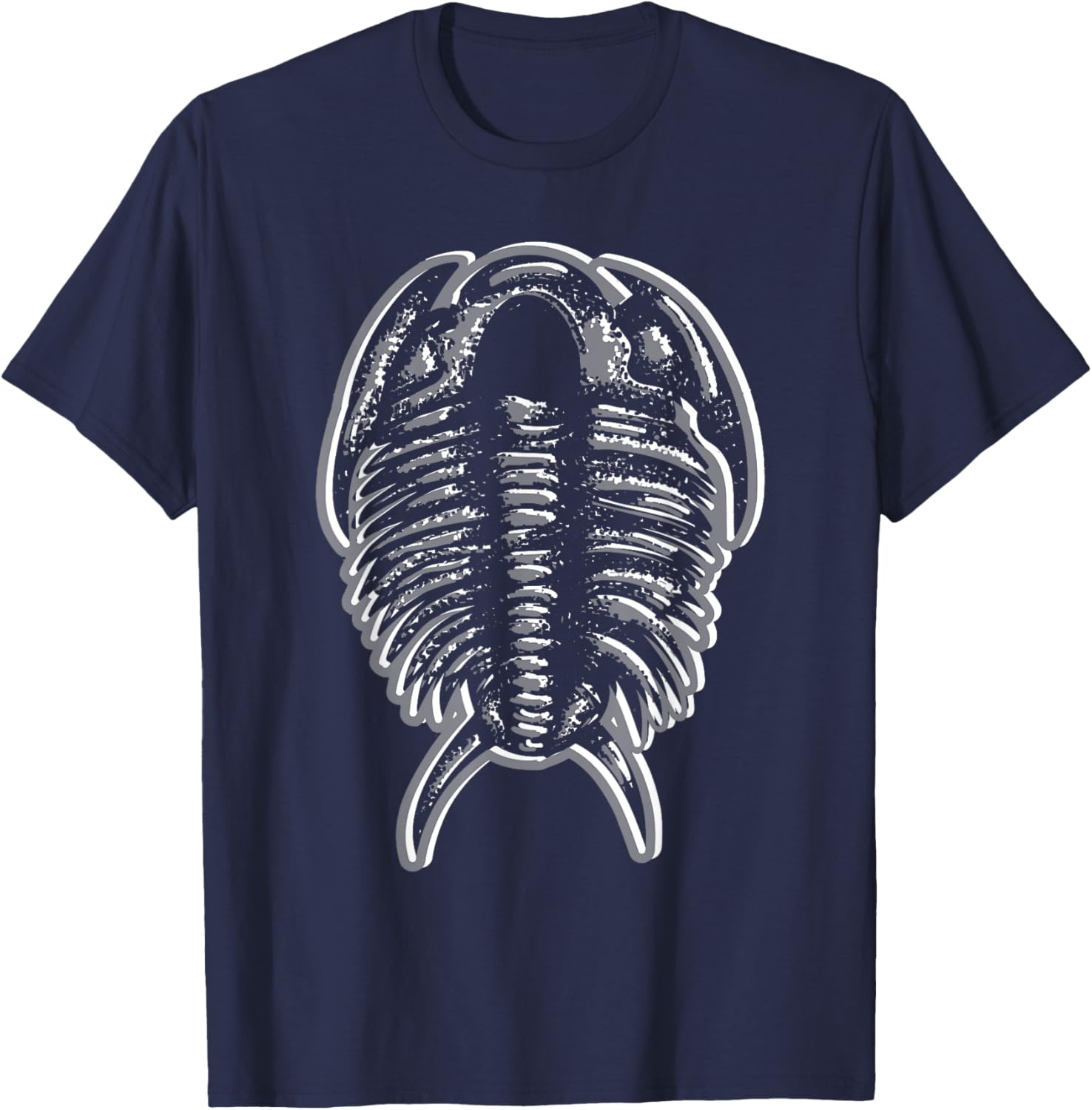 Trilobites - Fossil Hunter Paleontologist Geologist Ammonite T-Shirt - T-Shirt | Navy