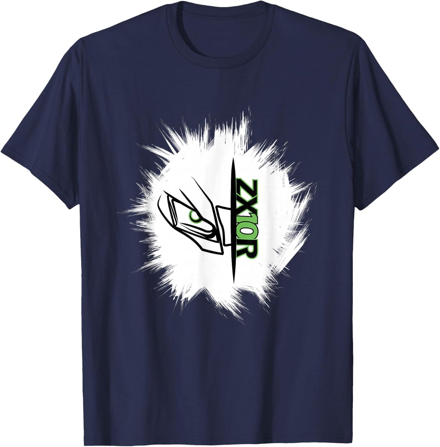 ZX10R sportbike Ninja motorcycle T-Shirt - T-Shirt | Navy