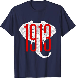 Red Bold 13 Elephant College Sisterhood T-Shirt - T-Shirt | Navy