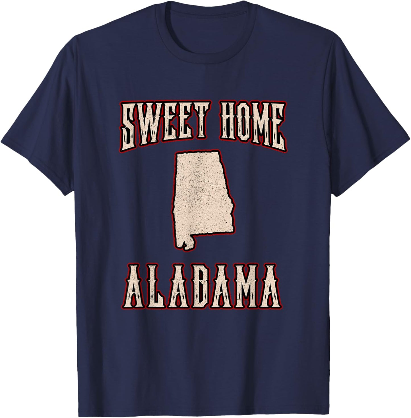 LyricLyfe - PREMIUM - SWEET HOME ALABAMA T-Shirt - T-Shirt | Navy