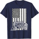 Cool Tractor Art Women Tractor Farmer Farming Farm T-Shirt - T-Shirt | Navy