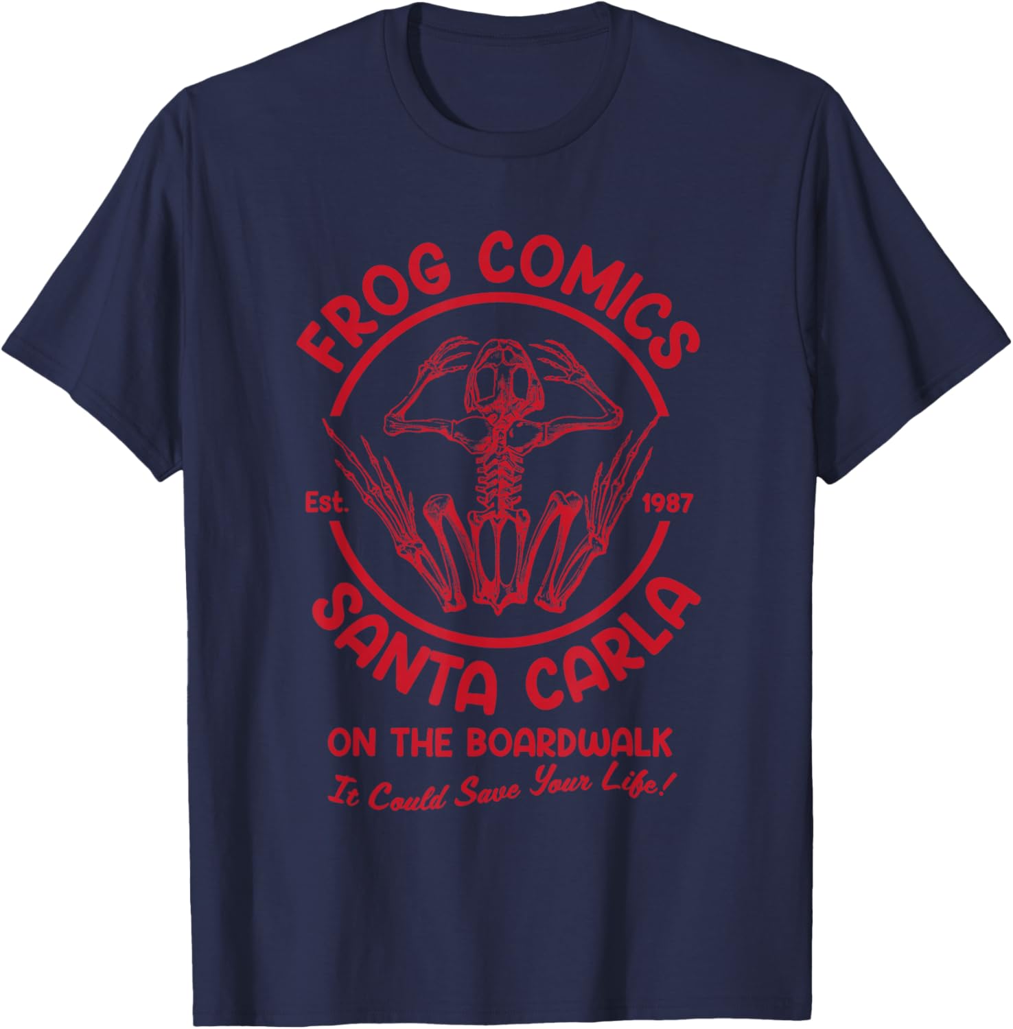 Frog Brothers Comics - Santa Carla T-Shirt - T-Shirt | Navy
