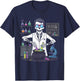 Funny Science Teacher Halloween Skeleton Scientist Chemistry T-Shirt - T-Shirt | Navy