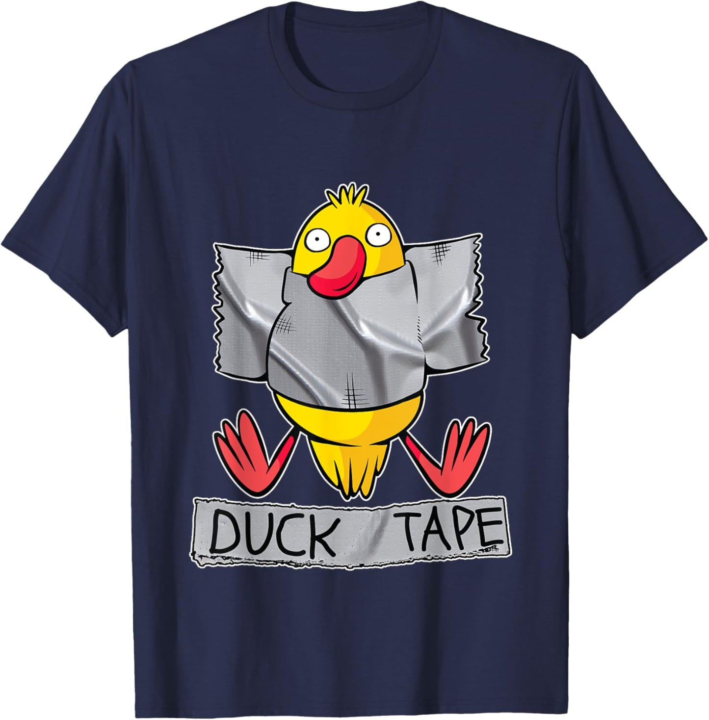 Funny Duck Tape T-Shirt - T-Shirt | Navy