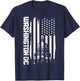 Washington D.C. USA American Flag Patriotic Vintage T-Shirt - T-Shirt | Navy