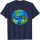 World Peace On Earth Love & Kindness Conscious Humanity T-Shirt - T-Shirt | Navy