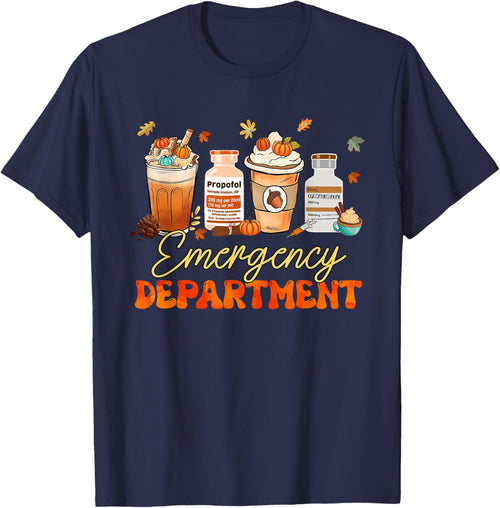 Fall ER Nurse Emergency Room Nurse School Pumpkin Spice