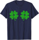 Irish Shamrock Boobs Saint Funny Irish Boobs St Patricks Day T-Shirt - T-Shirt | Navy