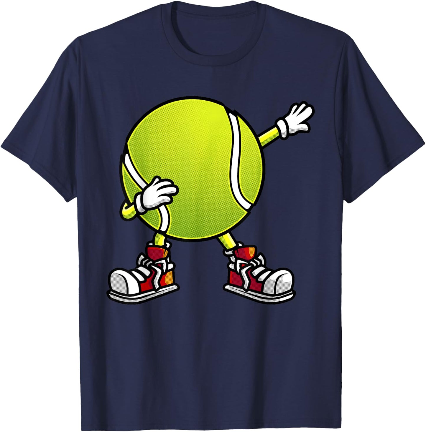 Cute Tennis Design Women Tennis Player Racket Sport T-Shirt - T-Shirt | Navy