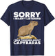 Best Capybara Design Women Kids Pet Rodent Capybara T-Shirt - T-Shirt | Navy