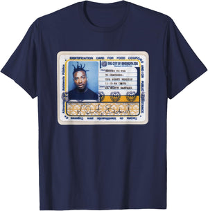 Ol' Dirty Bastard Return To The 36 Chambers ID Card ODB T-Shirt - T-Shirt | Navy