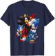 Sonic the Hedgehog, Sonic X Shadow Generations - Trio T-Shirt - T-Shirt | Navy
