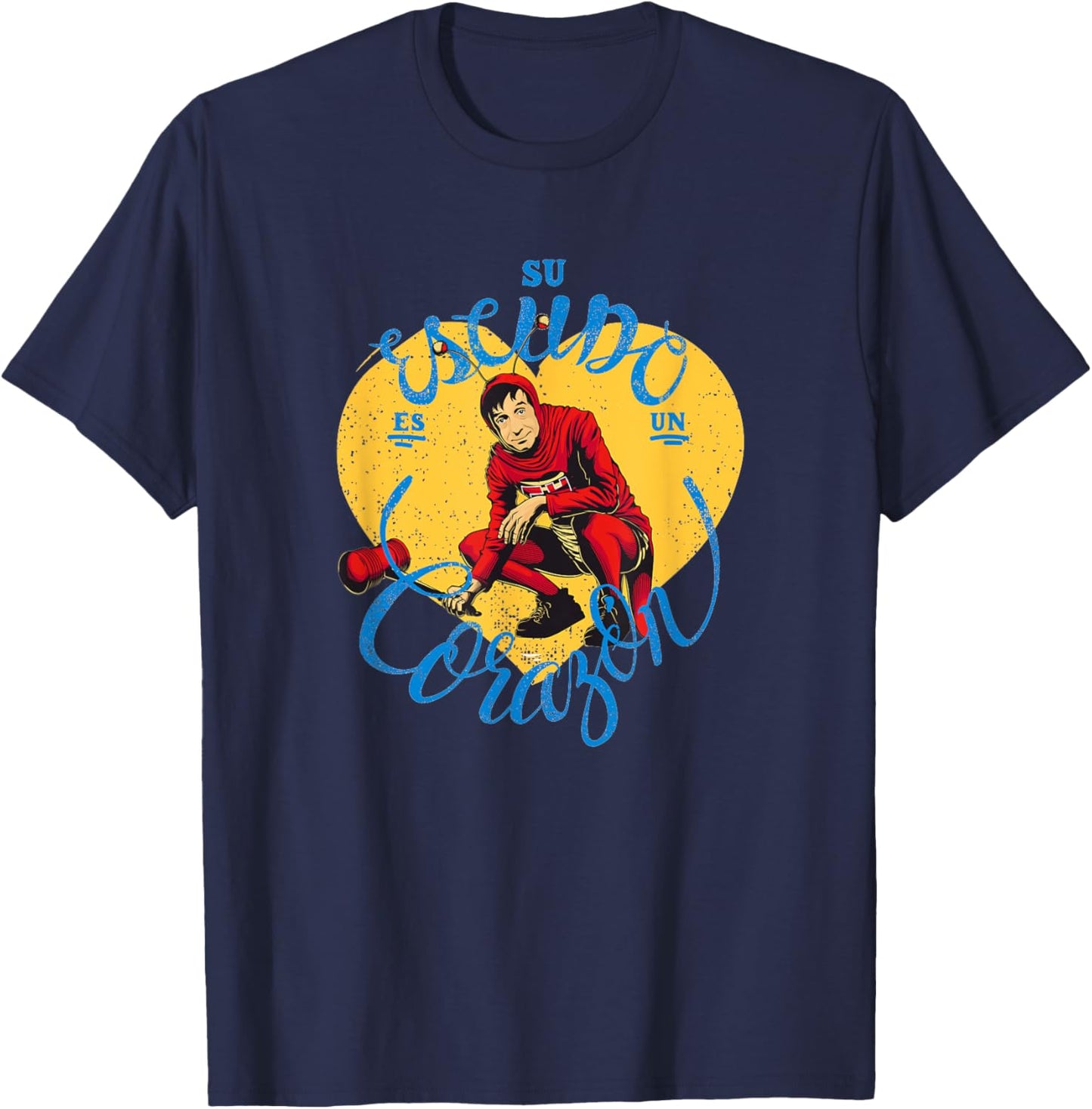 Chapulin Colorado - Fun Desings for Kids, Teen, Women & Men T-Shirt - T-Shirt | Navy