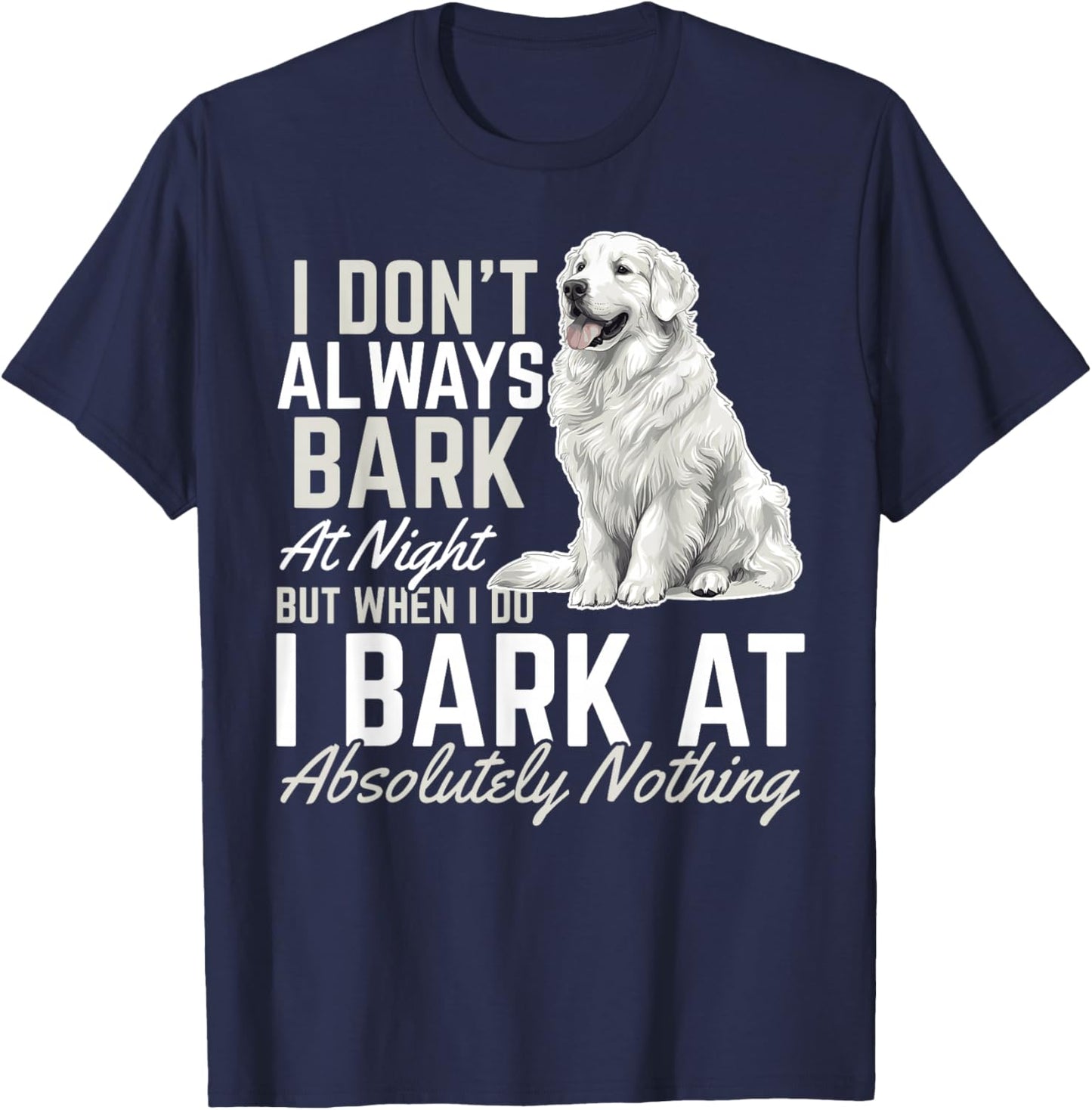 Great Pyrenees Dog Owner T-Shirt - T-Shirt | Navy