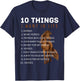 Horse Appreciation 10 Things I Want in Life Horse T-Shirt - T-Shirt | Navy