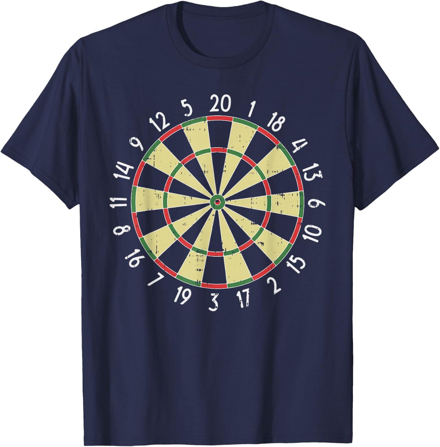Dartboard Shirt Halloween Dart Game Sports Lazy Costume T-Shirt - T-Shirt | Navy