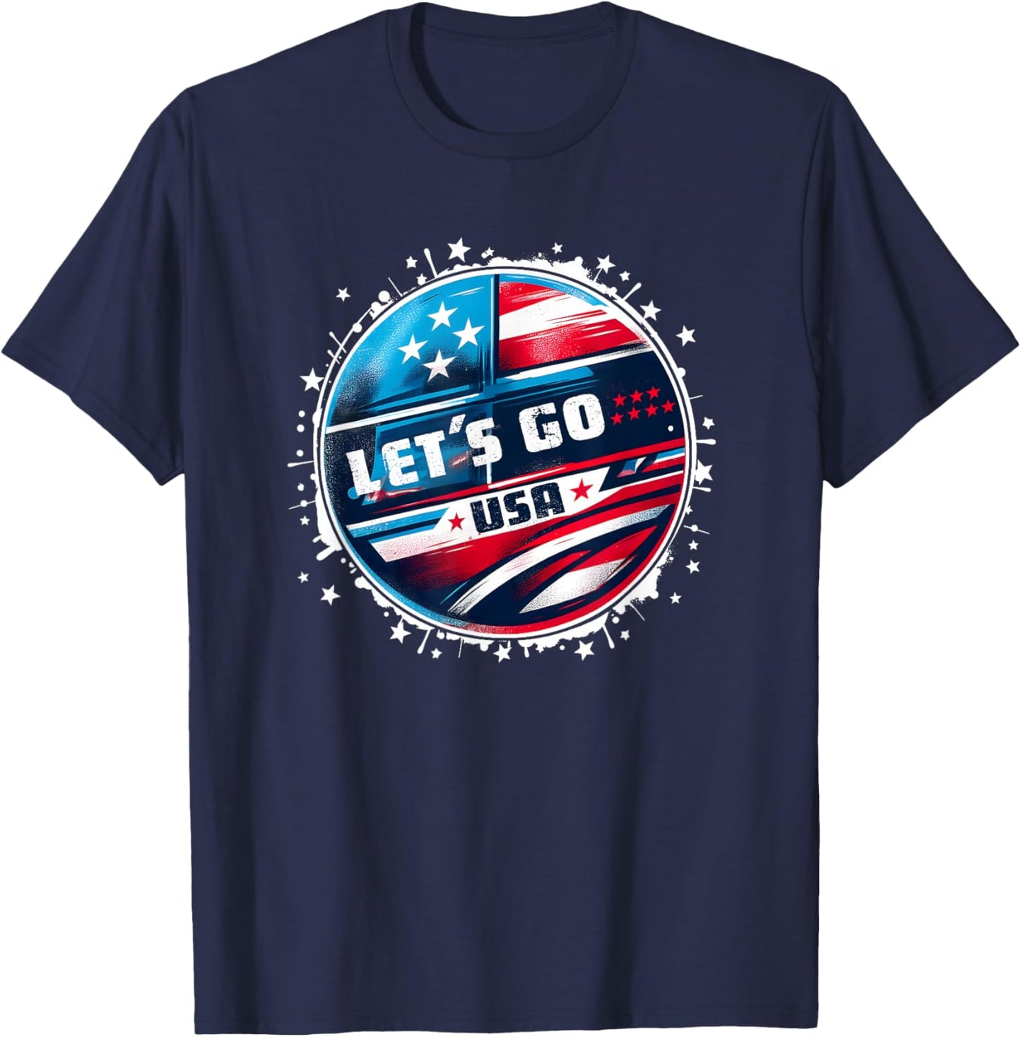 USA Go United States Sport USA Apparel USA T-Shirt - T-Shirt | Navy