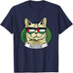 Free Palestine Flag Palestinian Cat Gaza T-Shirt - T-Shirt | Navy