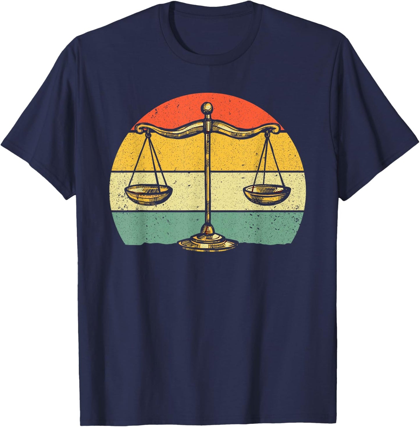 Funny Lawyer Design Women Paralegal Attorney Lovers T-Shirt - T-Shirt | Navy
