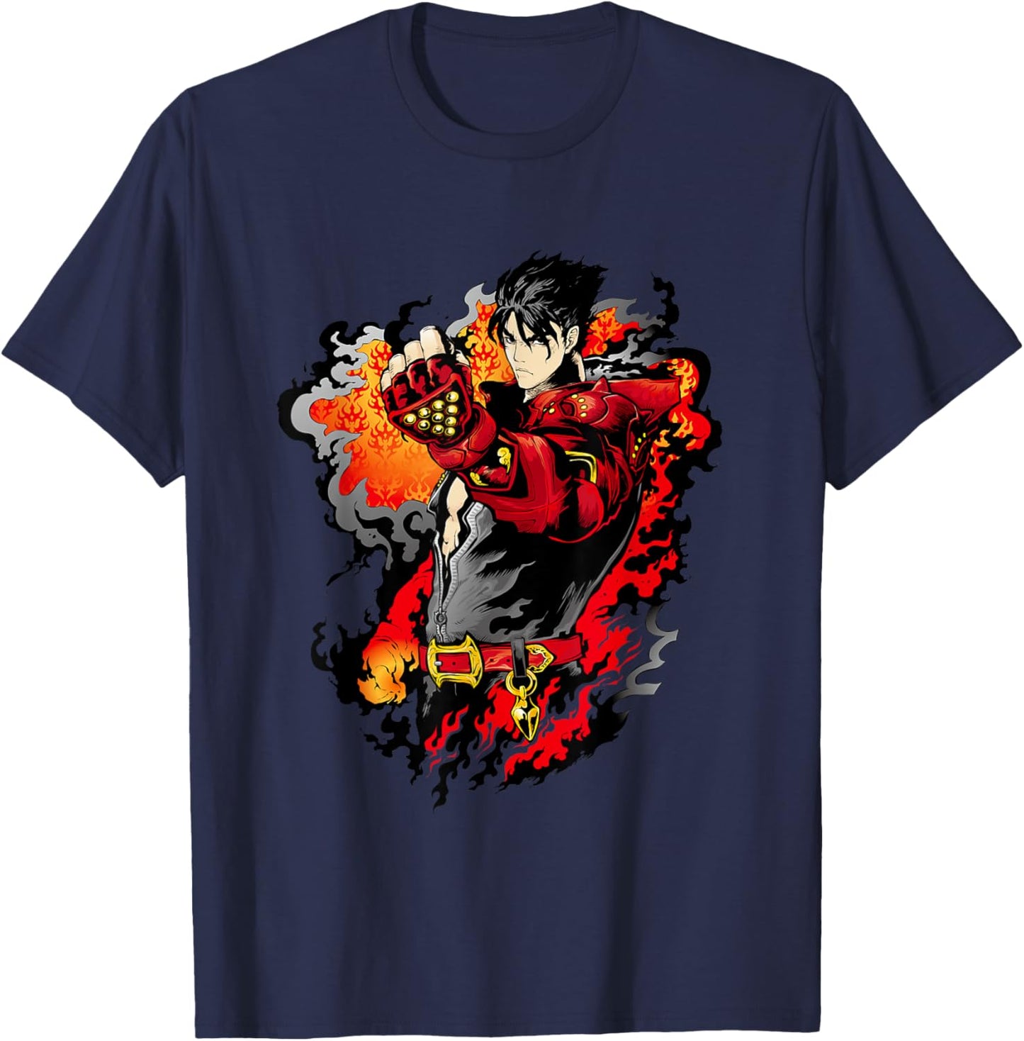 Tekken7 Jin 002 T-Shirt - T-Shirt | Navy