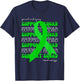 Support Squad Spinal Cord Injury Awareness Ribbon Fighter T-Shirt - T-Shirt | Navy