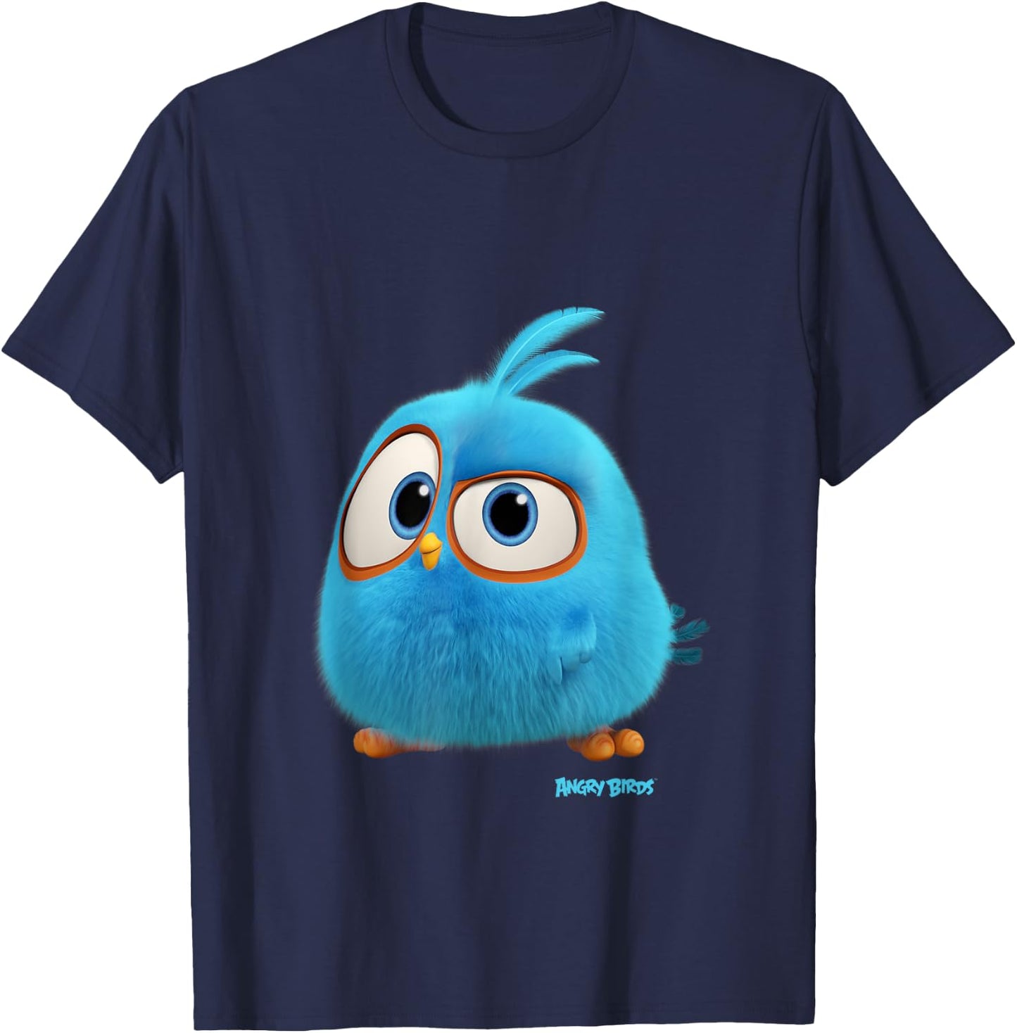 Angry Birds Blues Curious Hatchling Official Merchandise T-Shirt - T-Shirt | Navy